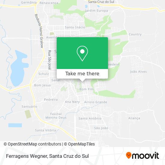 Ferragens Wegner map