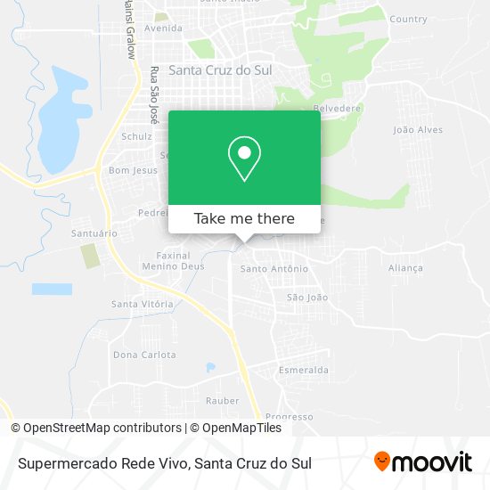 Supermercado Rede Vivo map