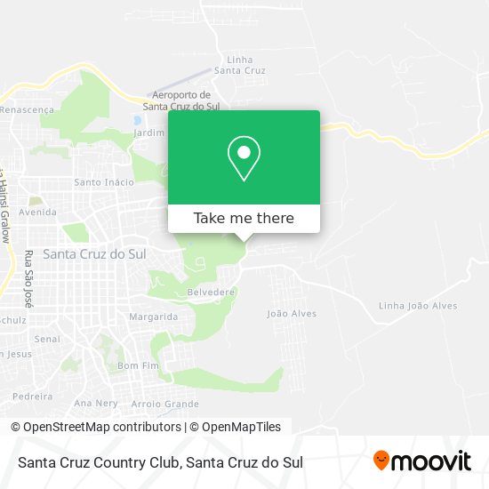 Santa Cruz Country Club map