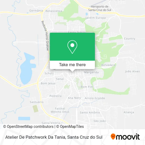 Atelier De Patchwork Da Tania map