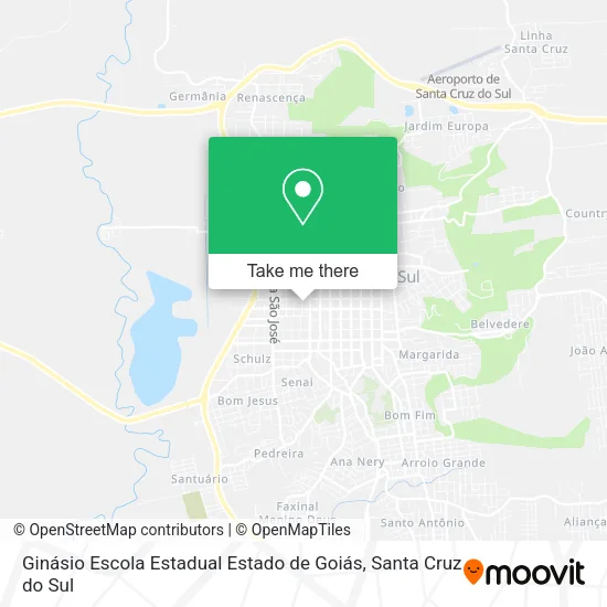 Ginásio Escola Estadual Estado de Goiás map