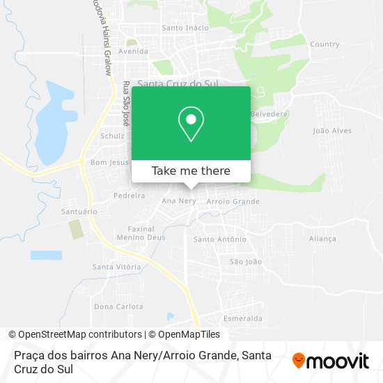 Praça dos bairros Ana Nery / Arroio Grande map