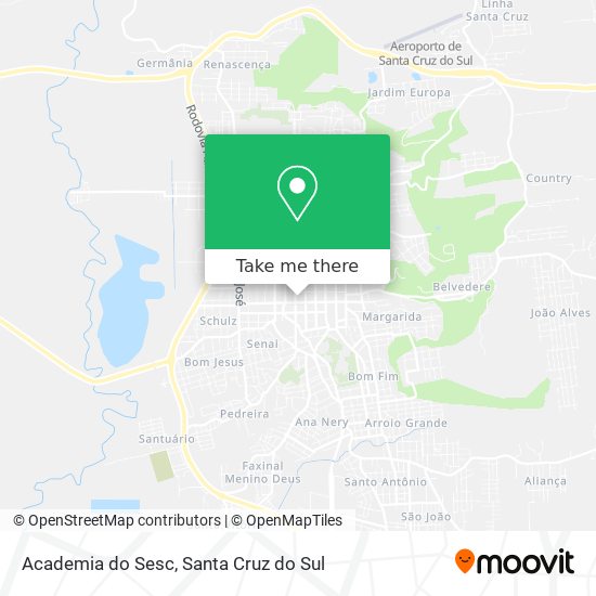 Academia do Sesc map