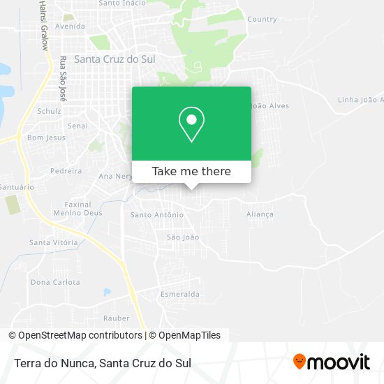 Terra do Nunca map
