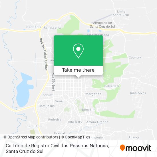 Cartório de Registro Civil das Pessoas Naturais map