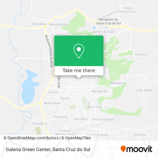 Galeria Green Center map