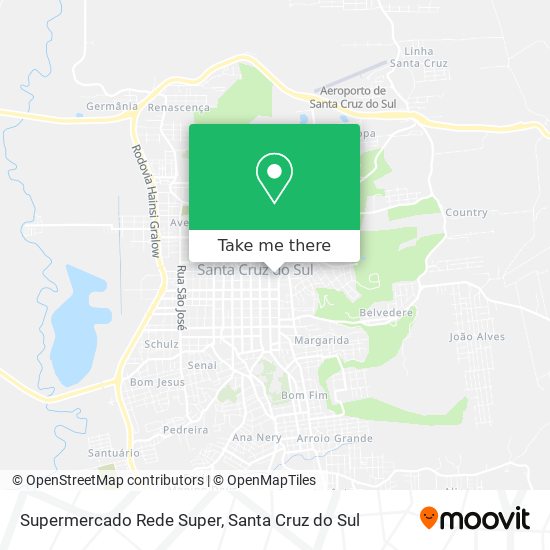 Mapa Supermercado Rede Super