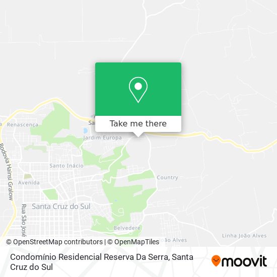 Condomínio Residencial Reserva Da Serra map