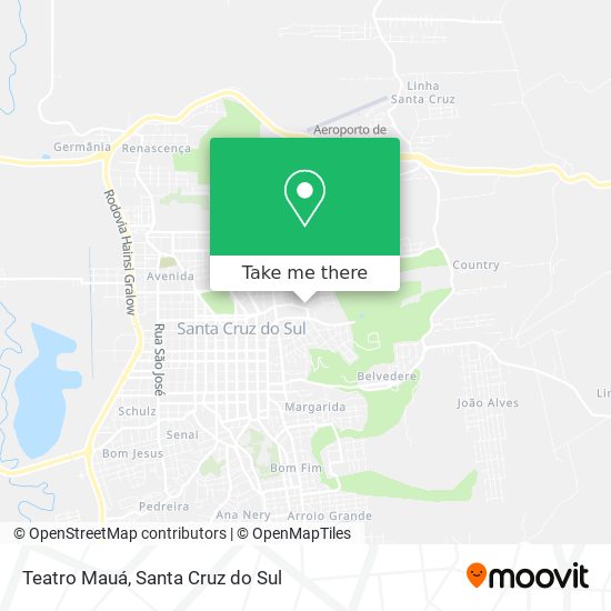 Teatro Mauá map