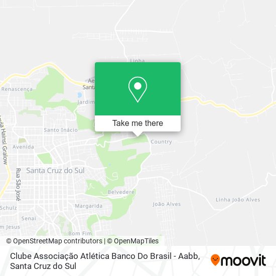 Mapa Clube Associação Atlética Banco Do Brasil - Aabb