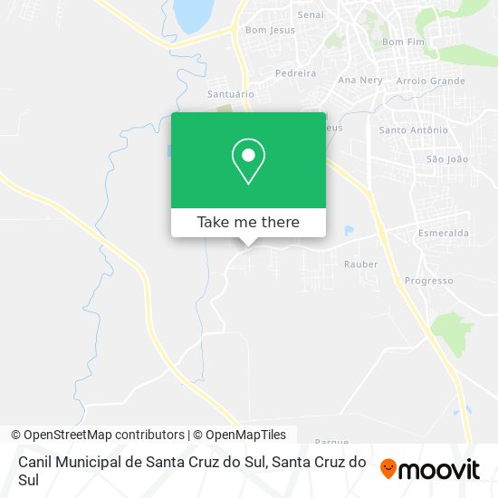 Canil Municipal de Santa Cruz do Sul map