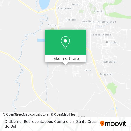 Dittberner Representacoes Comerciais map