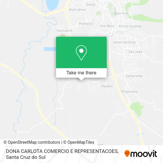 DONA CARLOTA COMERCIO E REPRESENTACOES map