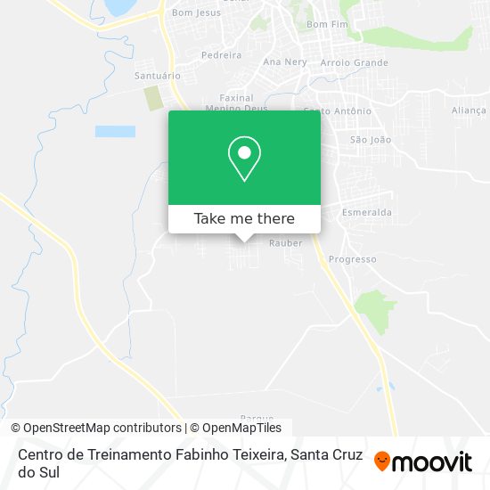 Centro de Treinamento Fabinho Teixeira map
