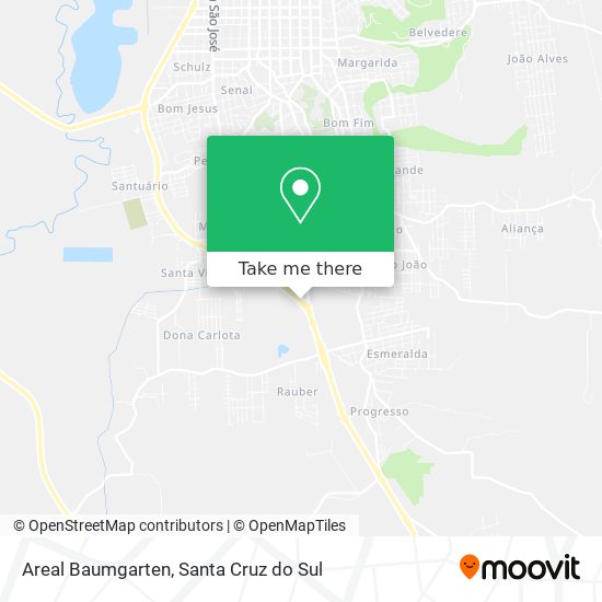 Areal Baumgarten map