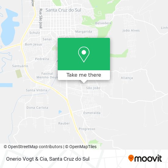 Onerio Vogt & Cia map