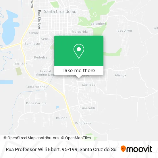 Rua Professor Willi Ebert, 95-199 map