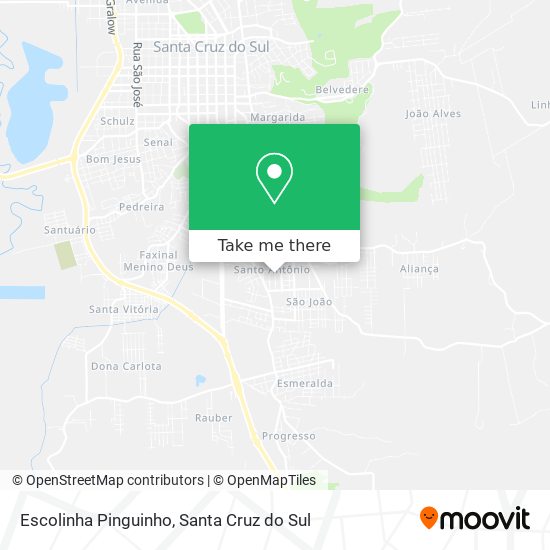 Escolinha Pinguinho map