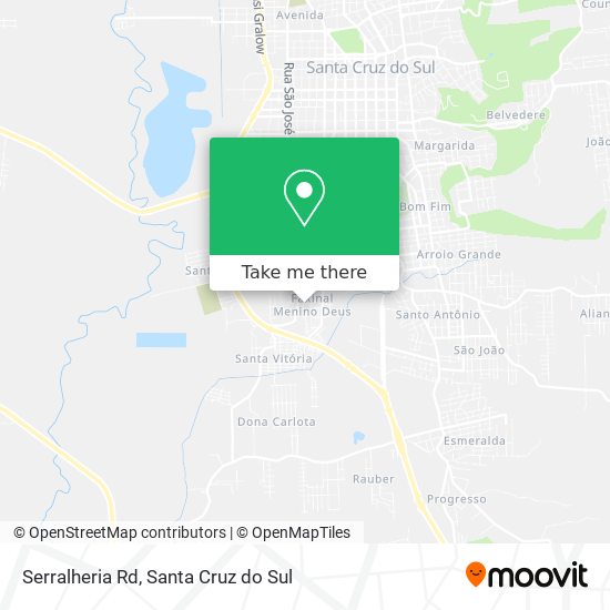 Serralheria Rd map