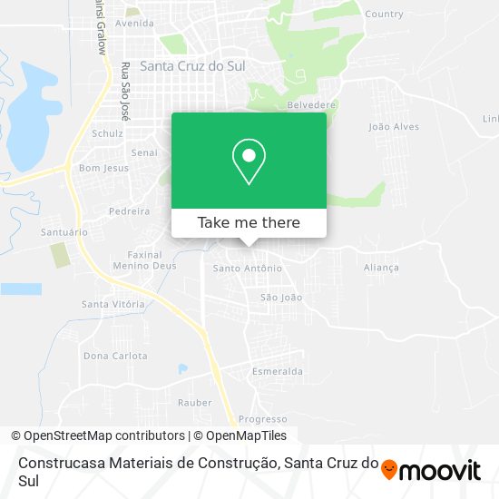Construcasa Materiais de Construção map