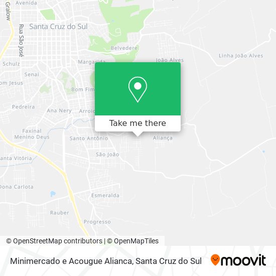 Minimercado e Acougue Alianca map