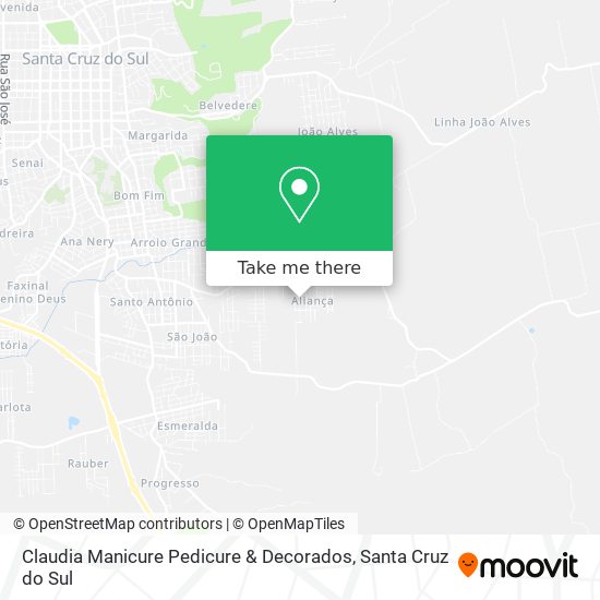 Claudia Manicure Pedicure & Decorados map