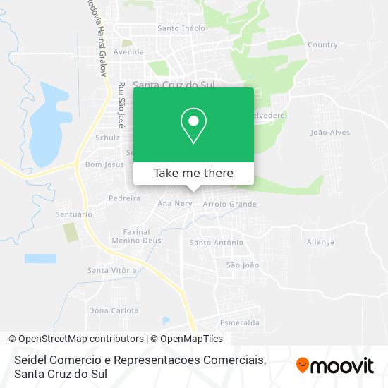 Seidel Comercio e Representacoes Comerciais map