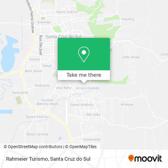Rahmeier Turismo map