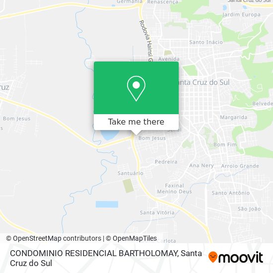 CONDOMINIO RESIDENCIAL BARTHOLOMAY map