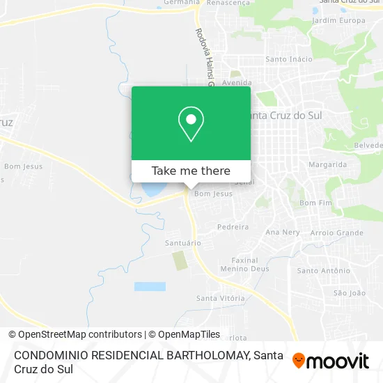 CONDOMINIO RESIDENCIAL BARTHOLOMAY map