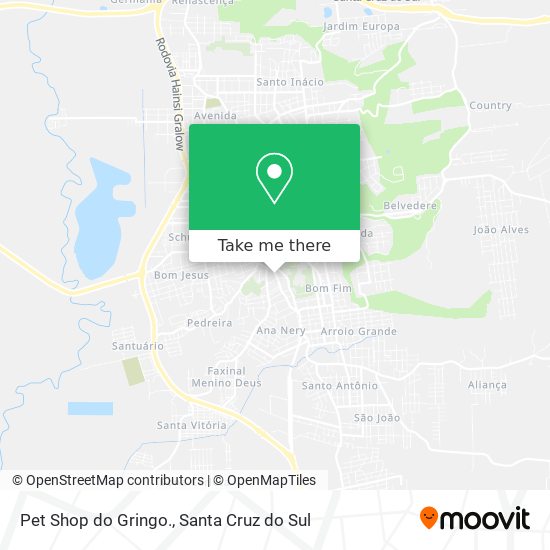 Pet Shop do Gringo. map