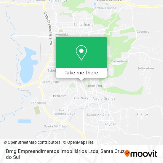 Mapa Bmg Empreendimentos Imobiliários Ltda