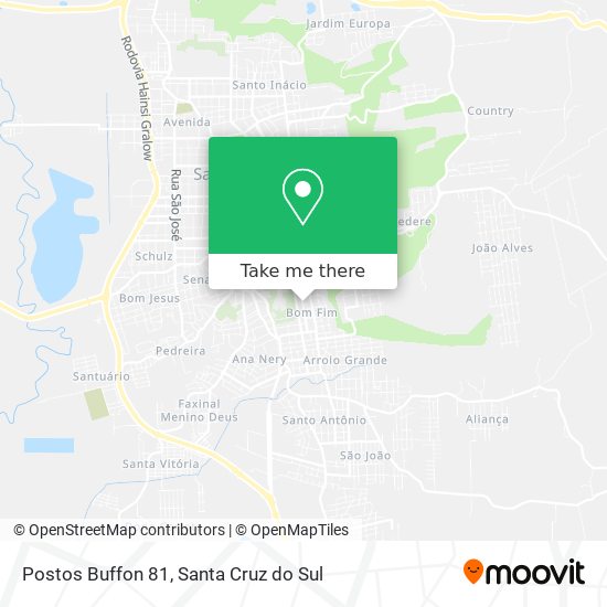 Postos Buffon 81 map