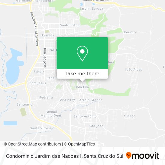 Condominio Jardim das Nacoes I map