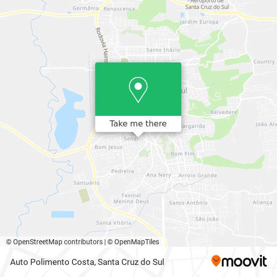 Auto Polimento Costa map