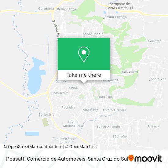 Possatti Comercio de Automoveis map