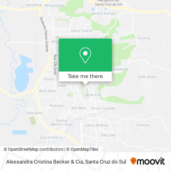 Alessandra Cristina Becker & Cia map