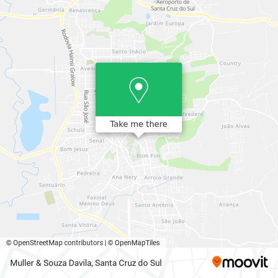 Muller & Souza Davila map