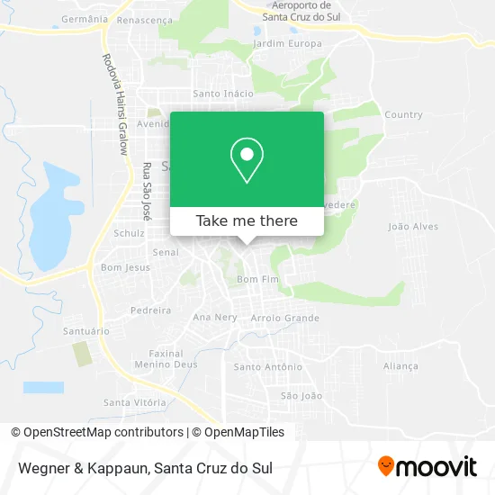 Wegner & Kappaun map