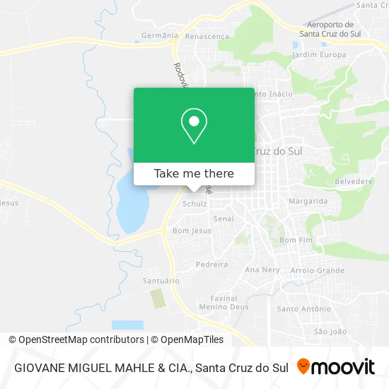 GIOVANE MIGUEL MAHLE & CIA. map