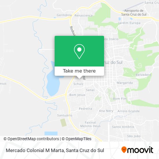 Mercado Colonial M Marta map