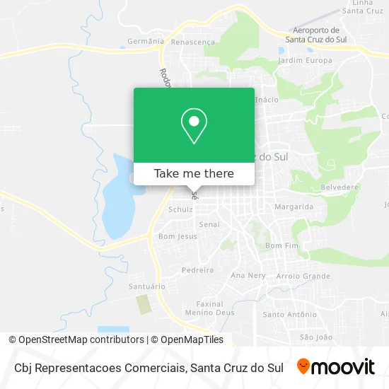 Cbj Representacoes Comerciais map