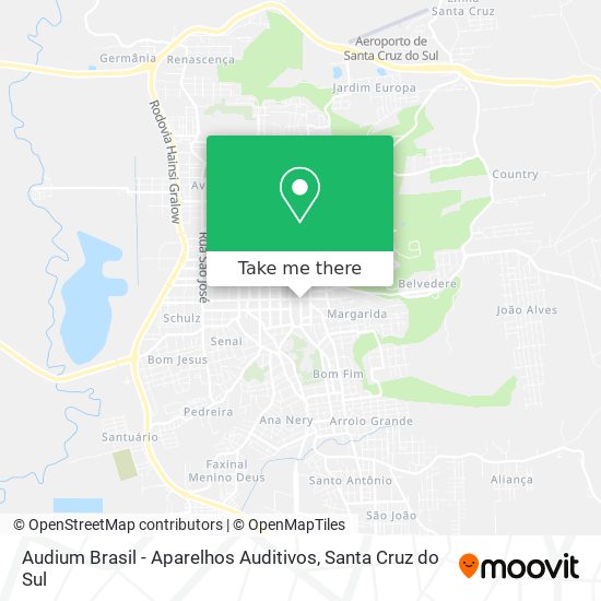Audium Brasil - Aparelhos Auditivos map