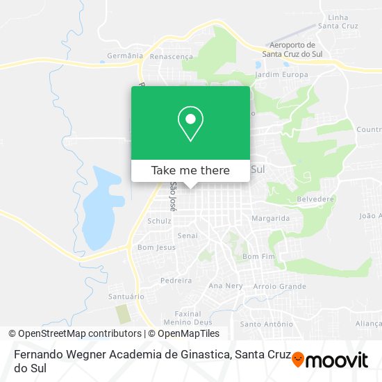 Fernando Wegner Academia de Ginastica map