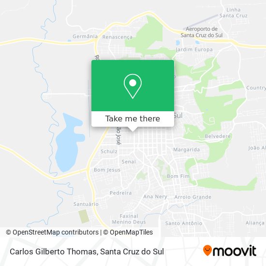 Carlos Gilberto Thomas map