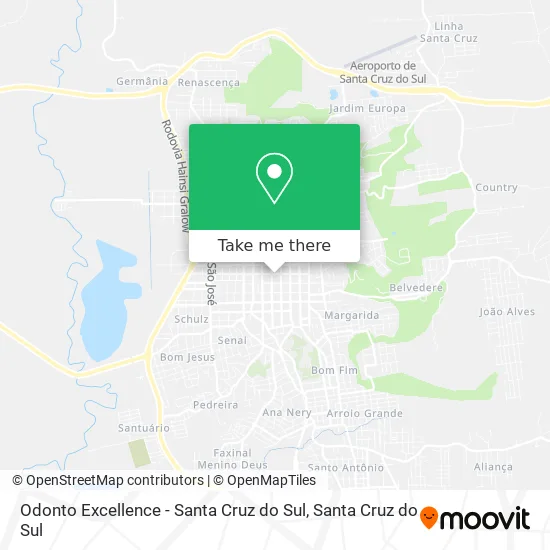 Odonto Excellence - Santa Cruz do Sul map