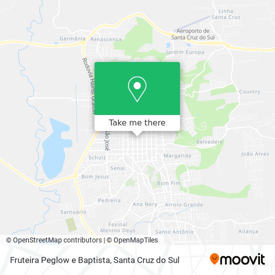 Fruteira Peglow e Baptista map