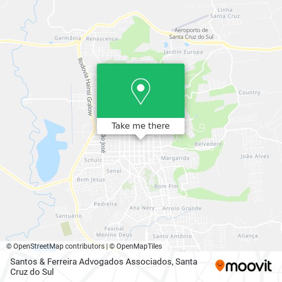 Santos & Ferreira Advogados Associados map