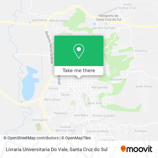 Livraria Universitaria Do Vale map