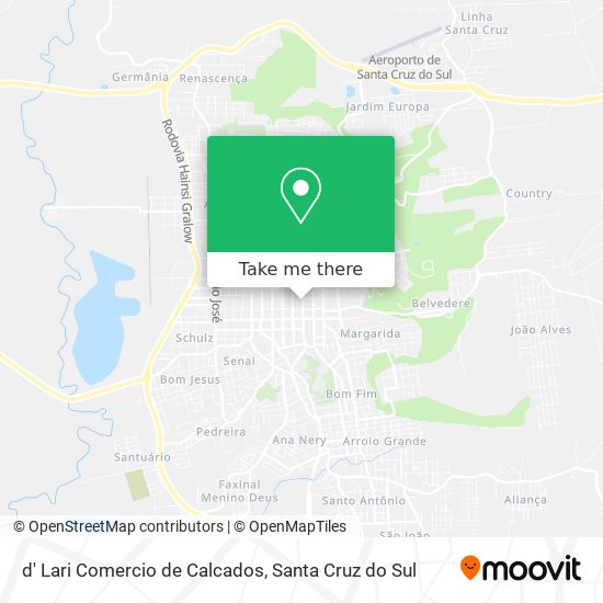 d' Lari Comercio de Calcados map